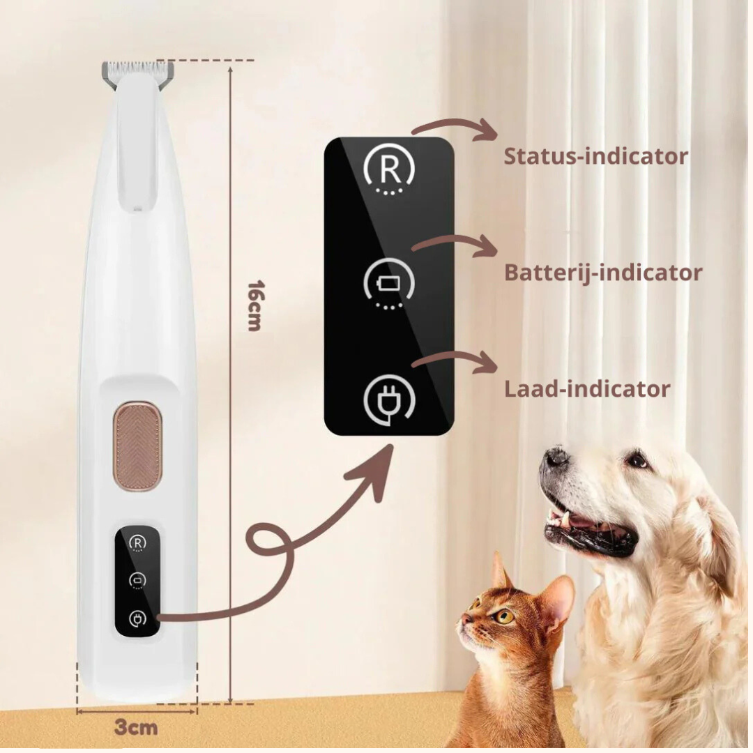 Pro Pet Trimmer huisdieren -  Salonkwaliteit, Comfortabel Thuis