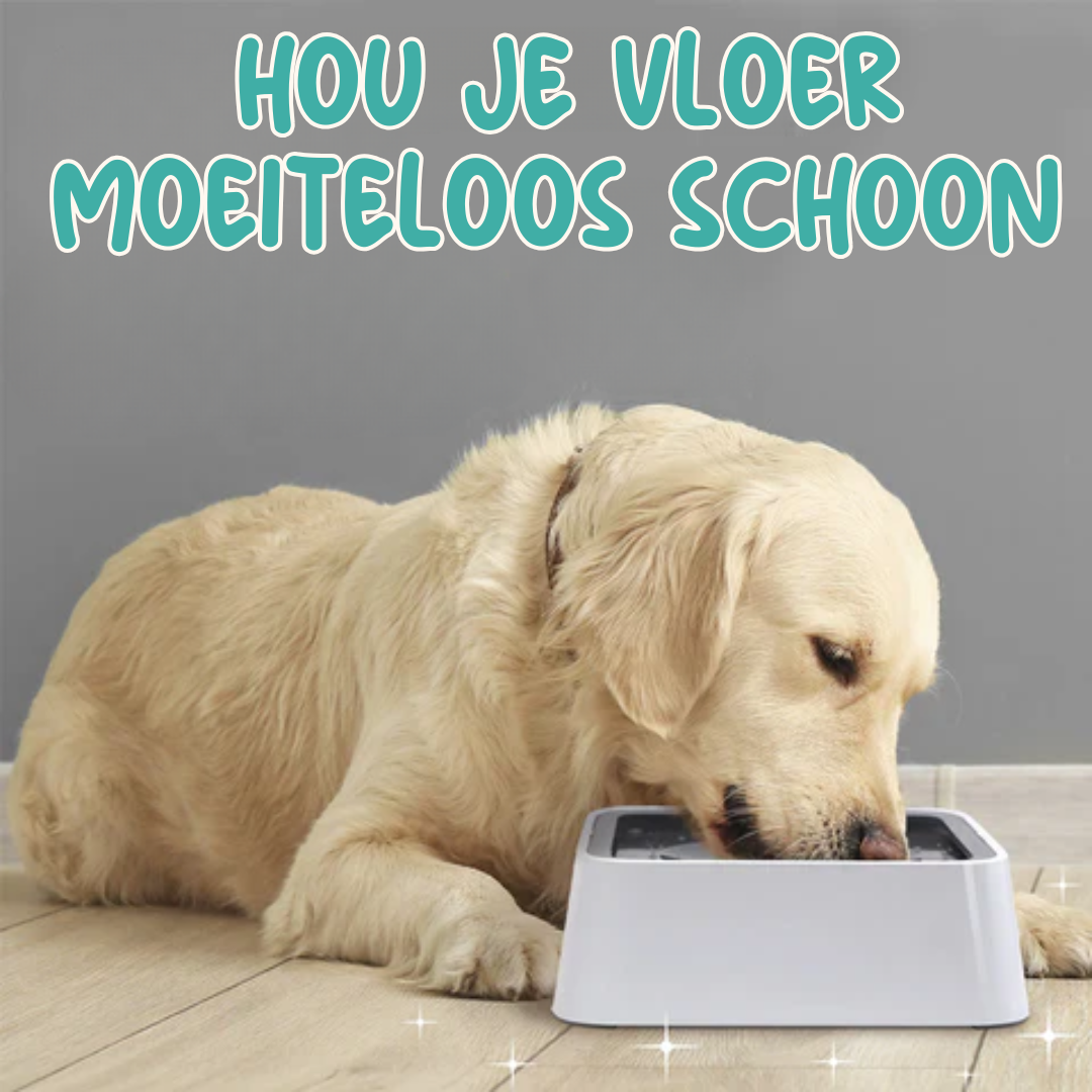 antimors honden drinkbak grijs