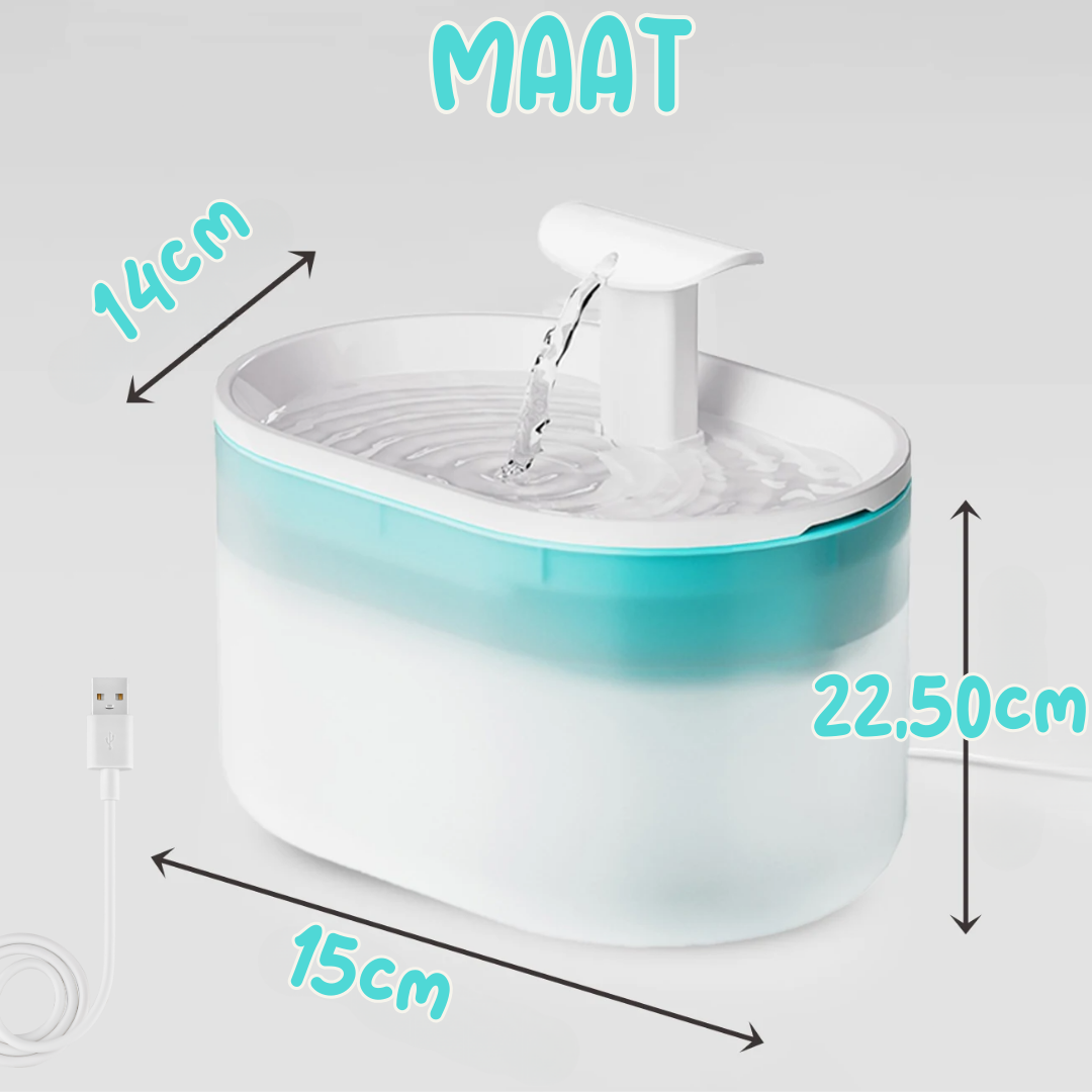 AquaFlow Waterfontein voor huisdieren - Altijd vers, Altijd Gezond!