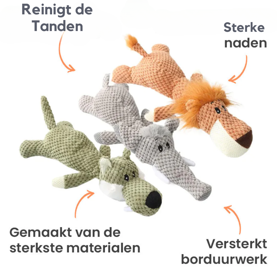 1+1 Gratis - ChewZoo  - Extra Sterk hondenspeelgoed